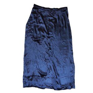 H&M Black Velvet Maxi Skirt